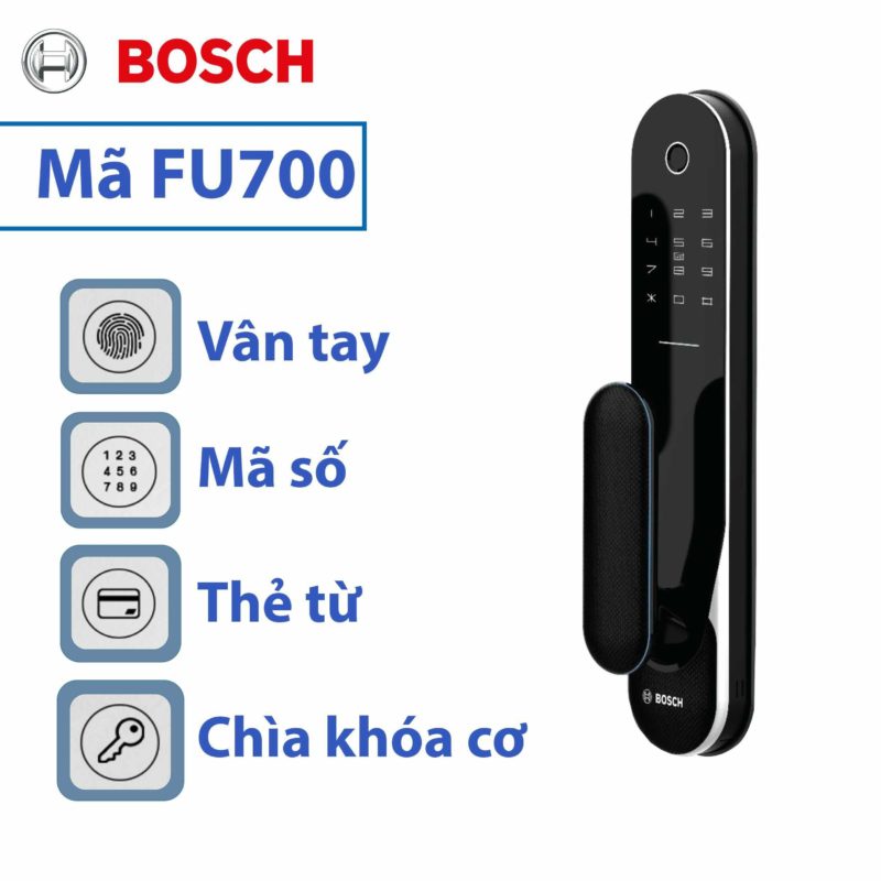 khóa cửa thông minh bosch fu700